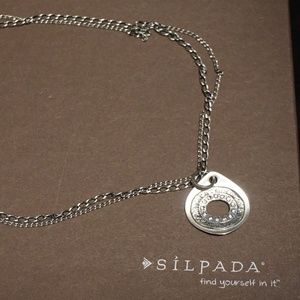 Silpada N2147 ANEMONE Oxidized Sterling Silver